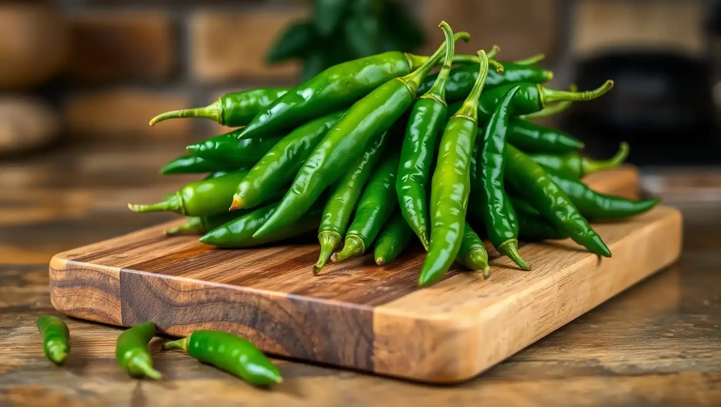 Fresh Green Chillies